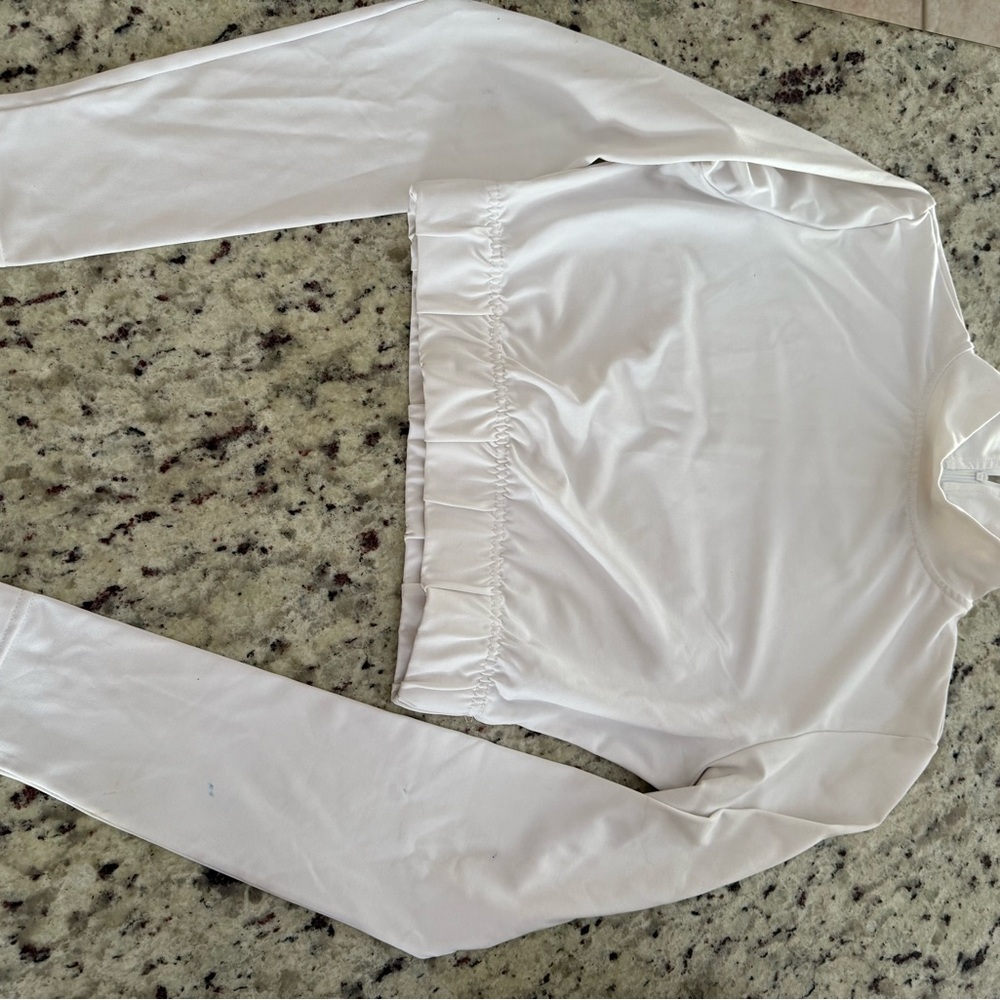 Champion Classic White Long Sleeve Top
